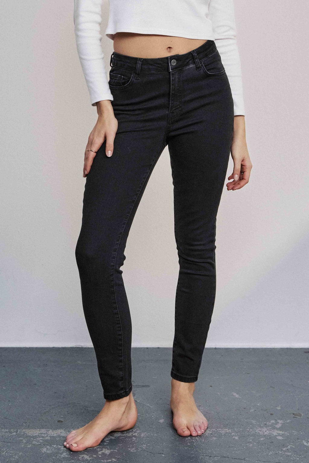 NUSIDNEY JEANS  BLACK - Pirate Black