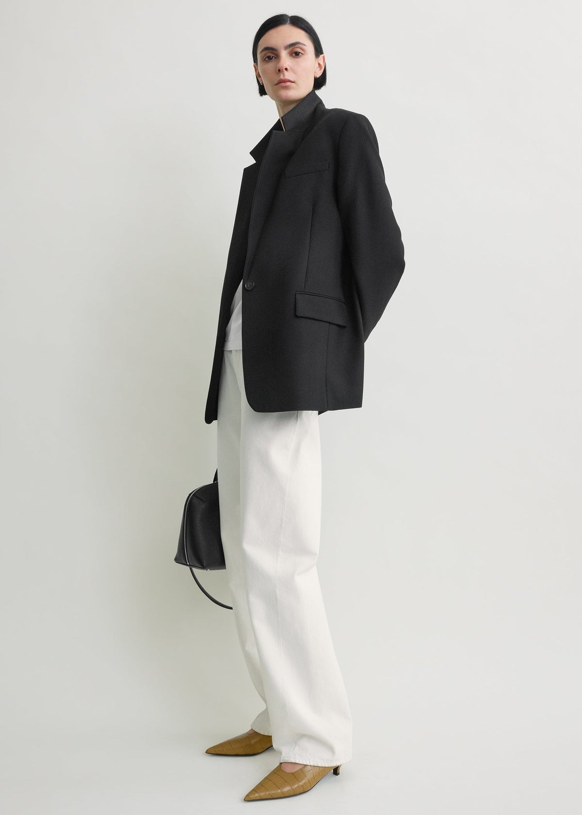 Tailored blazer black petite