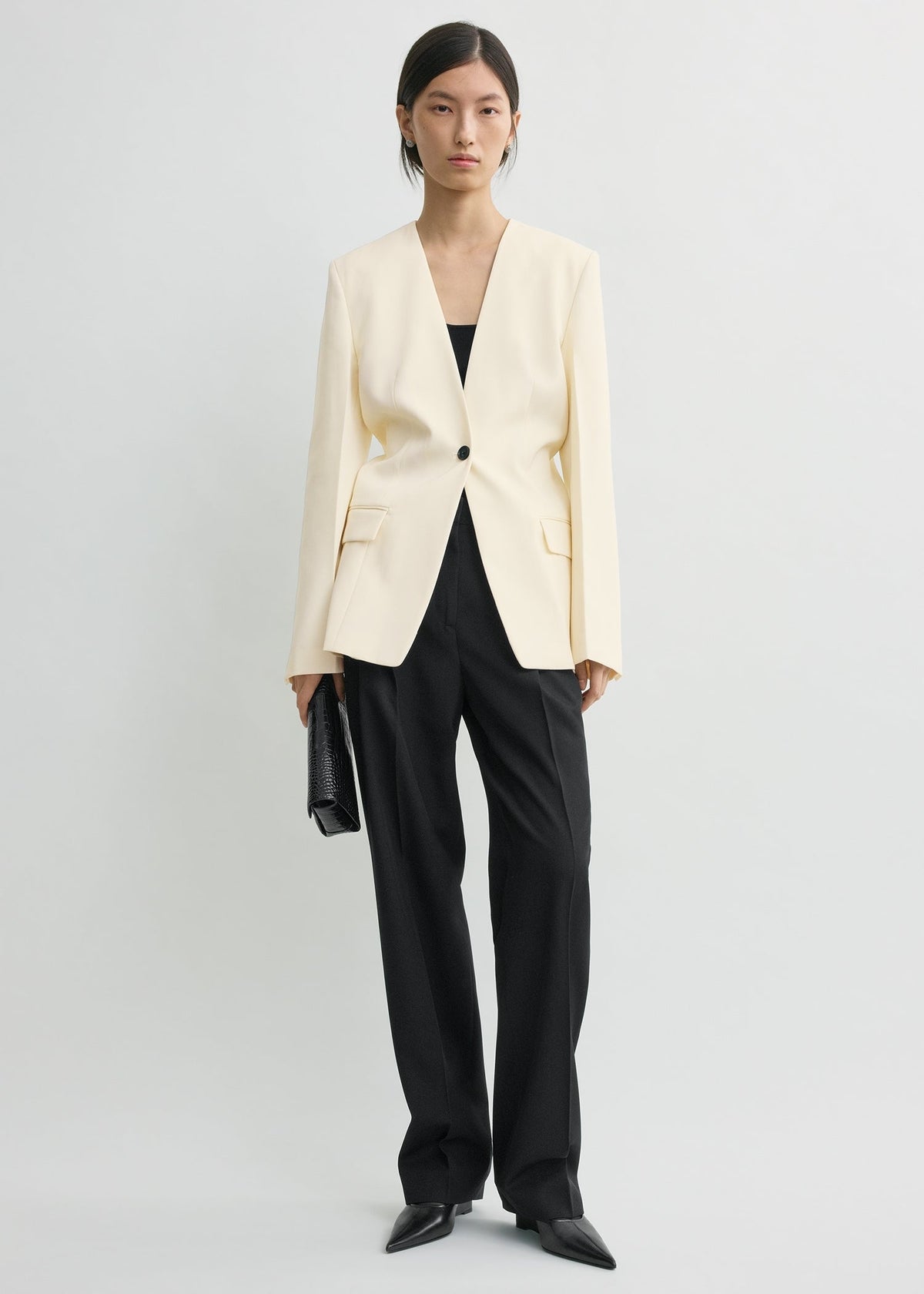 Slouch blazer off-white
